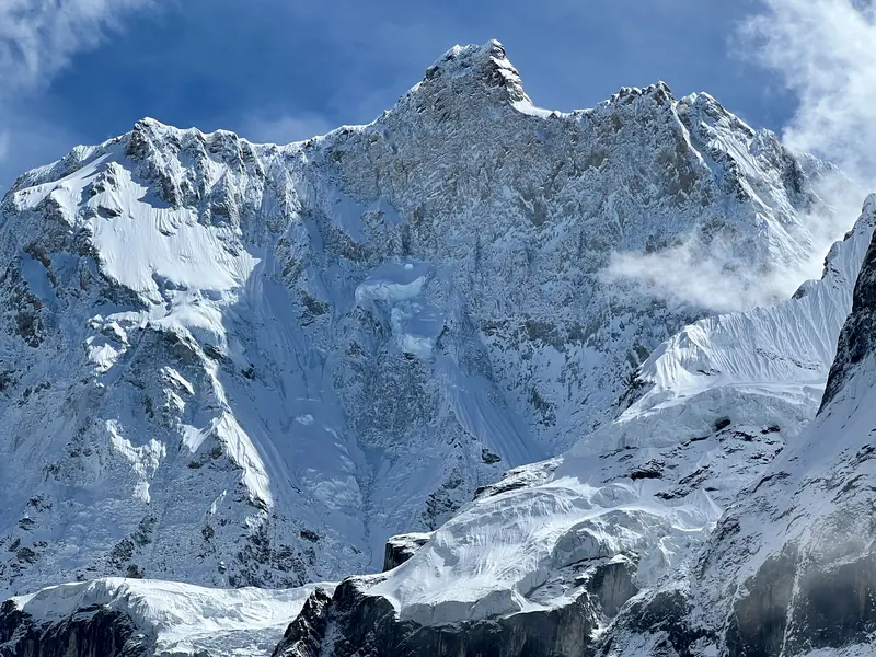 High peaks above Ramche, Kanchenjunga region