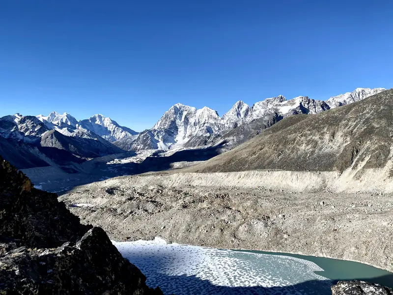 The Khumbu Glacier near Everest Base Camp