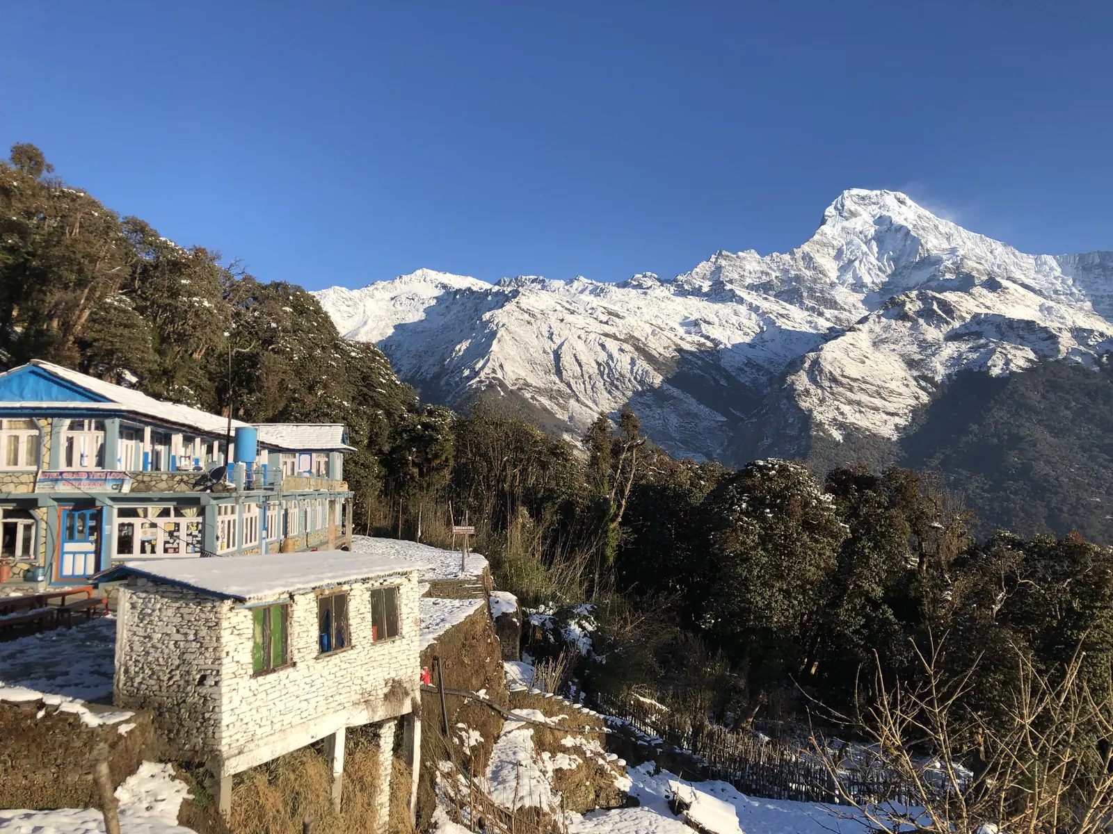Annapurna South from Tadapani